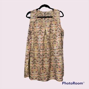 Multicolor Sleeveless Blouse